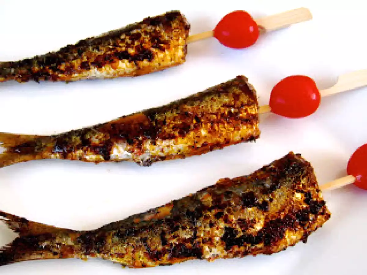 Brochette de Sardines Espelettardes cuisson Plancha