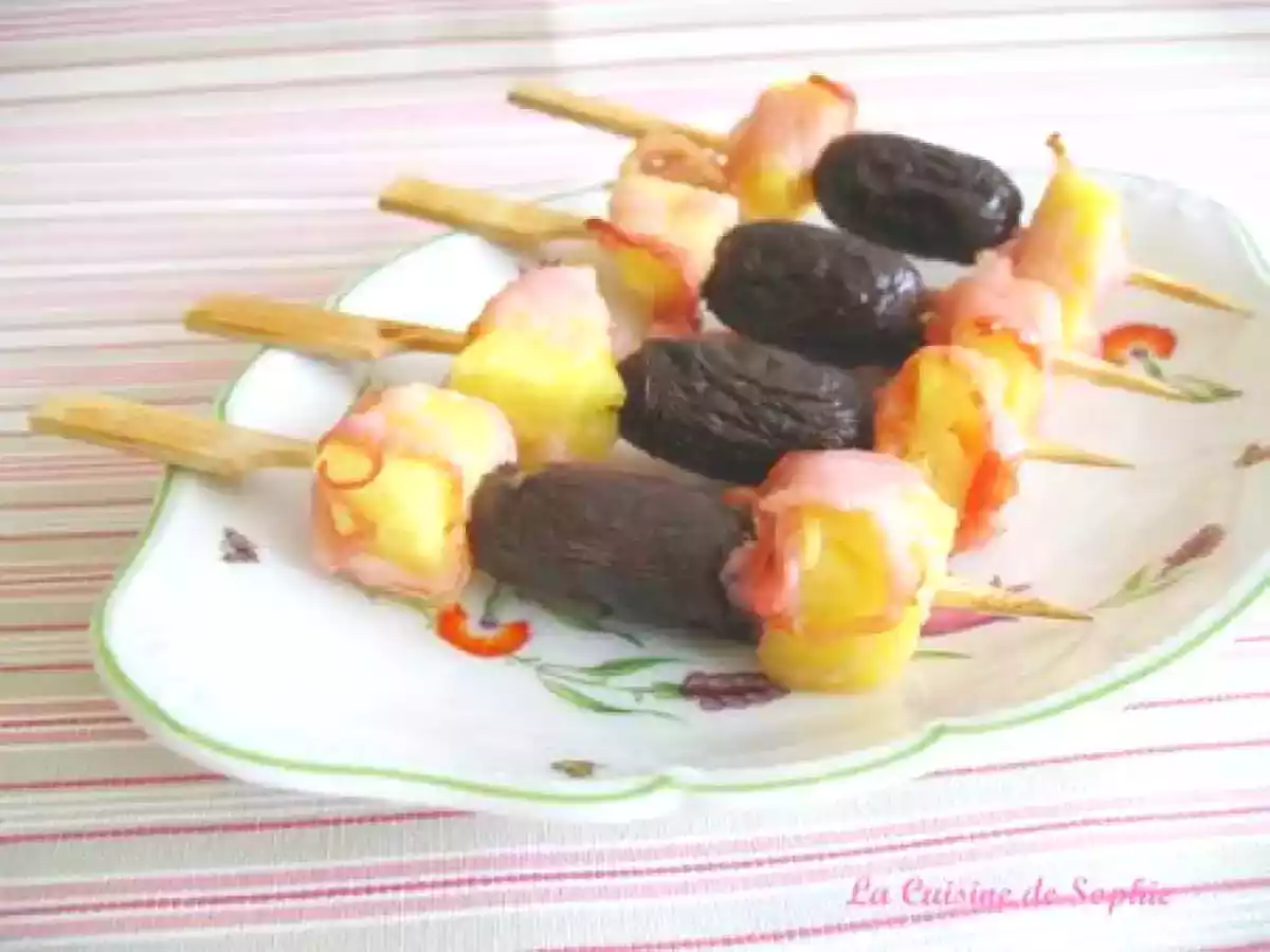Brochettes antillaises