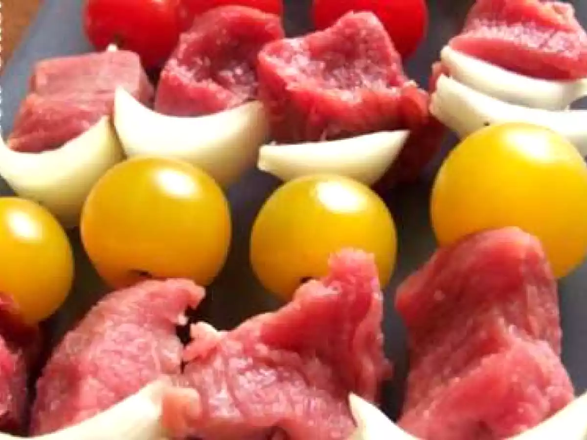 Brochettes boeuf et tomates cerises - photo 2