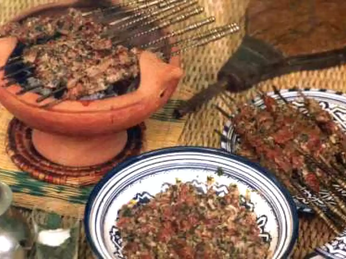 Brochettes d'agneau à la Marocaine