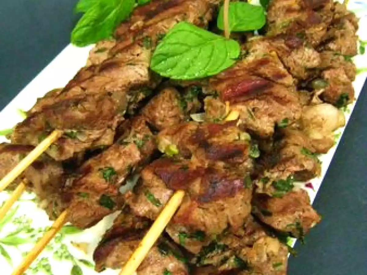 Brochettes d'agneau marocaines