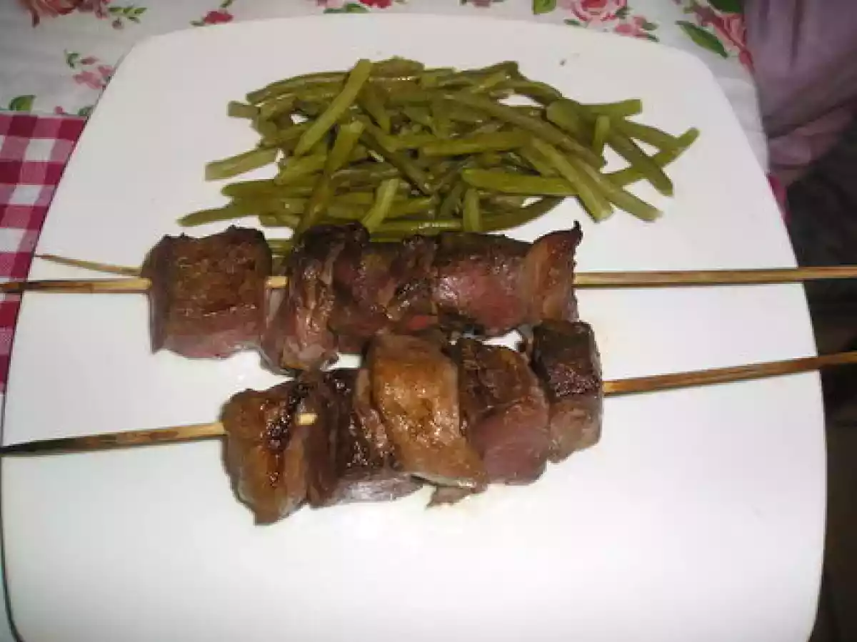 Brochettes de canard sauce soja - photo 3