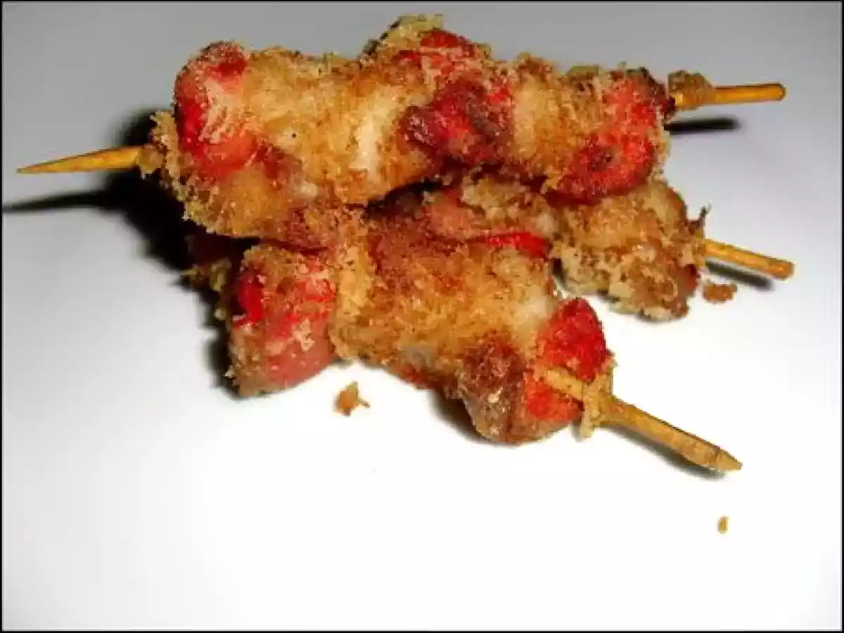 Brochettes de Coquilles Saint-Jacques frites