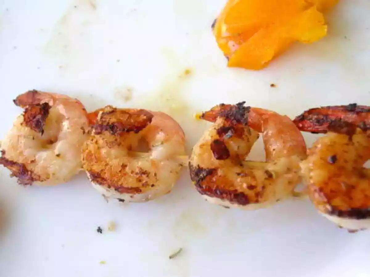 Brochettes de crevettes à la plancha - photo 3