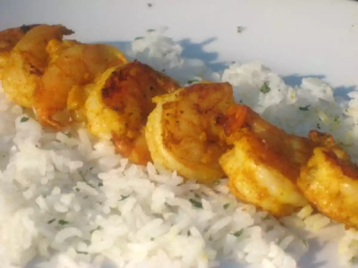 BROCHETTES DE CREVETTES AU COLOMBO - photo 2