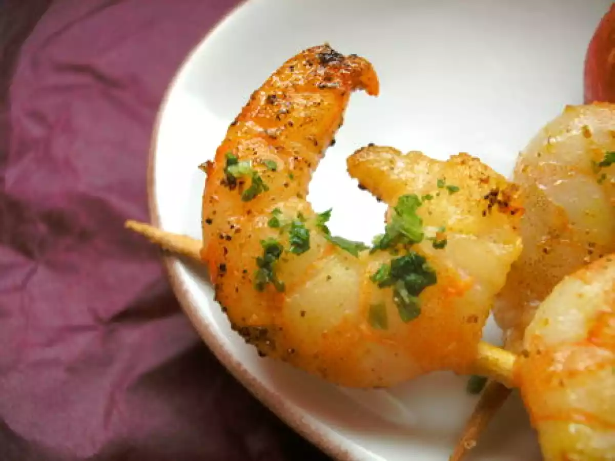 Brochettes de crevettes au curry - photo 2