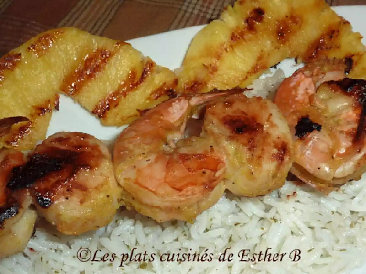 Brochettes de crevettes et de pétoncles à la Jamaïcaine - photo 2