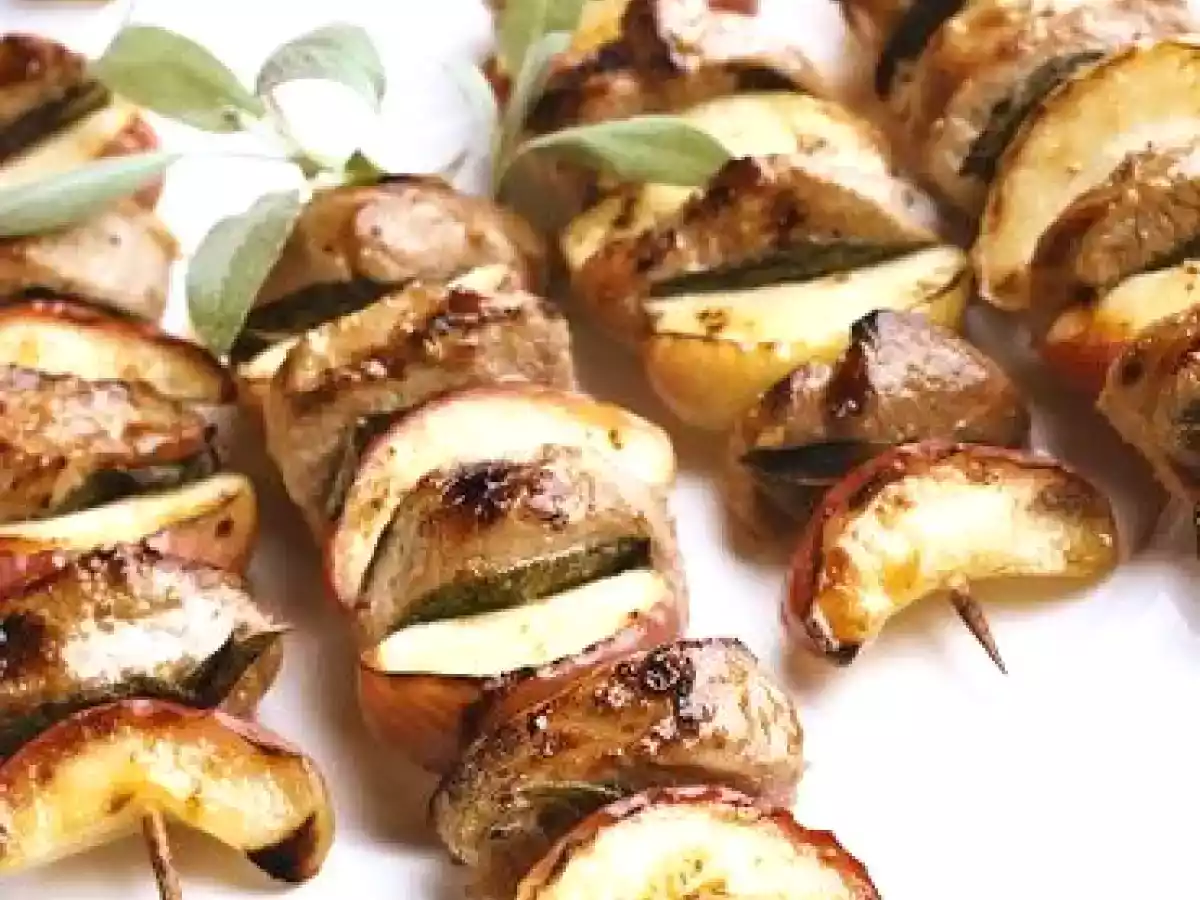 Brochettes de filet de porc au sirop d'érable SANS GLUTEN