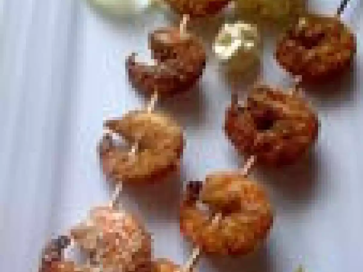 Brochettes de gambas et chantilly d'agrumes