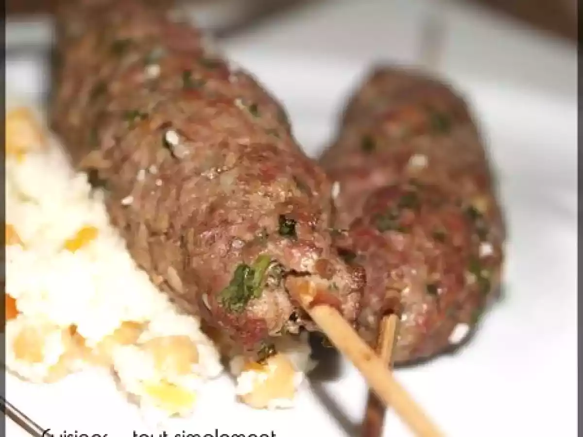 Brochettes de Kefta au Boeuf