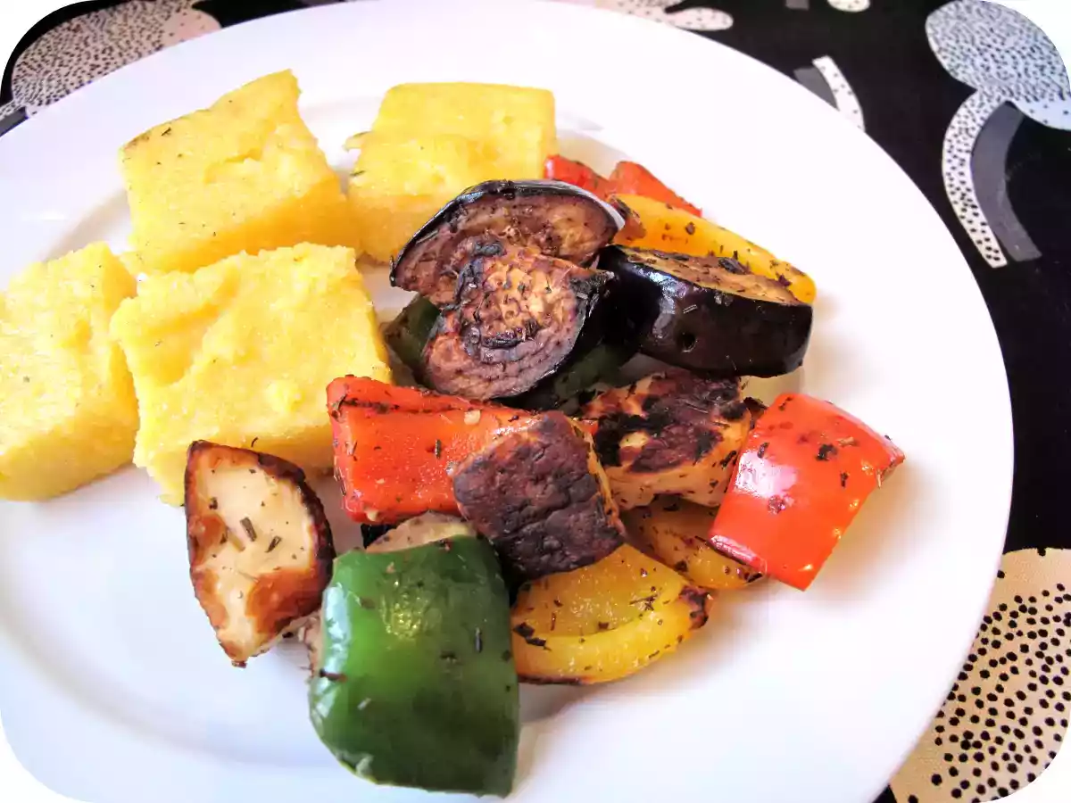 Brochettes de légumes à l'halloumi - photo 2