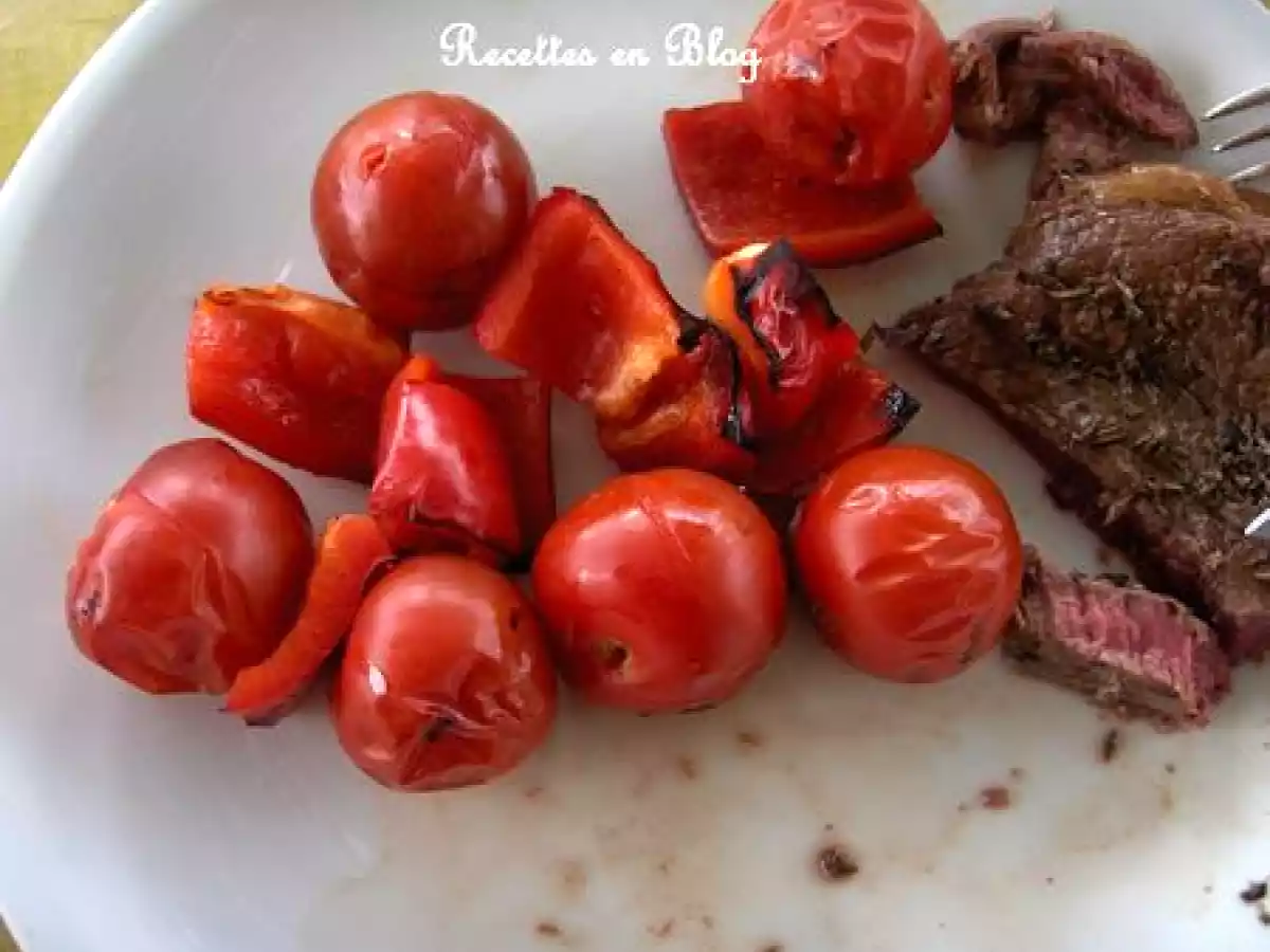 BROCHETTES DE LEGUMES, SALADE DE CHAMPIGNONS, MACHE - photo 2