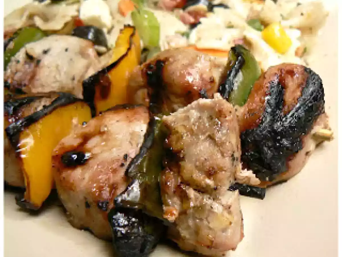 Brochettes de porc à la citronelle