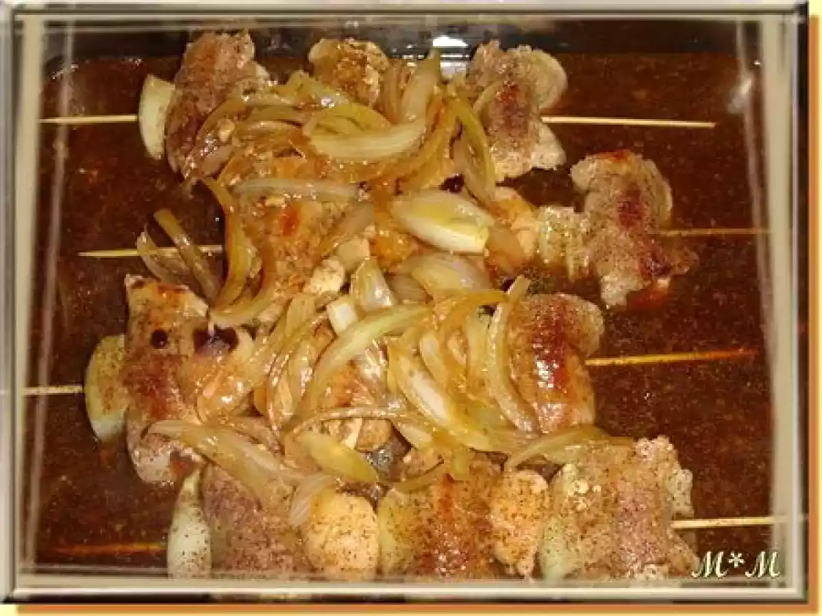 Brochettes de porc aux litchis - photo 3