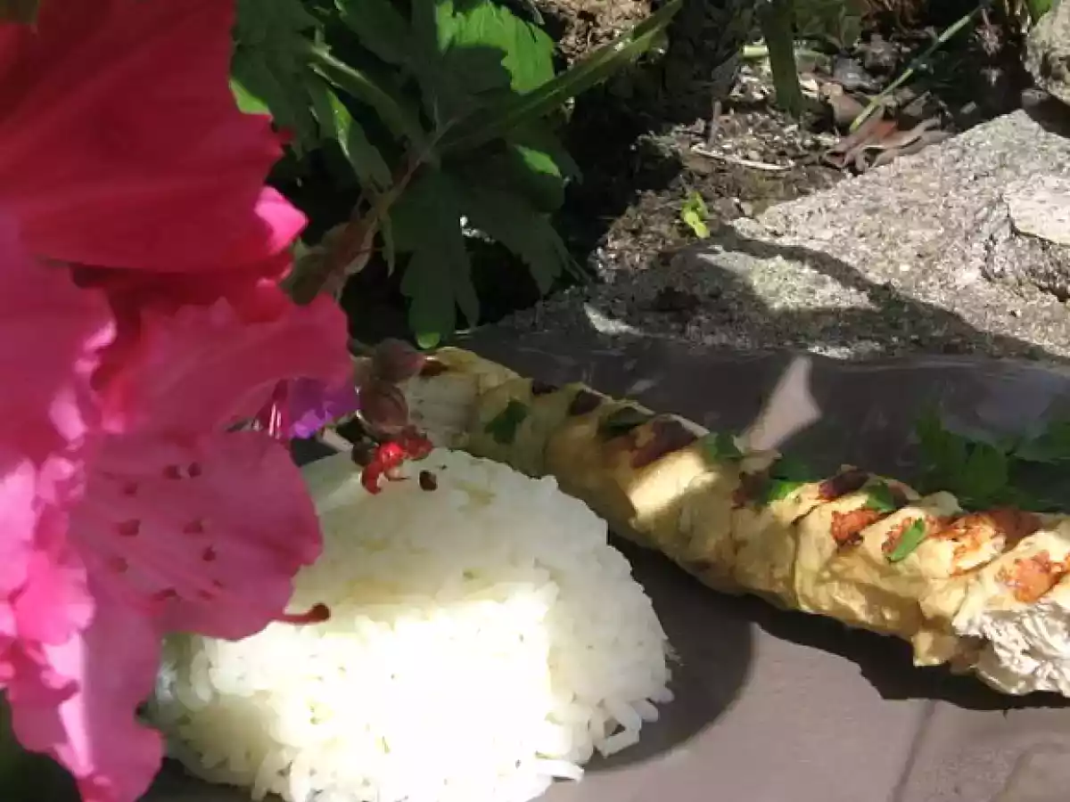 Brochettes de poulet à la mauricienne