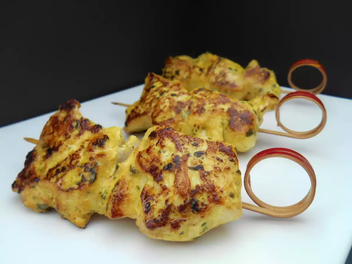 BROCHETTES DE POULET AUX ÉPICES