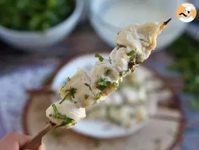 Brochettes de poulet mariné dans une sauce au yaourt / citron - photo 2