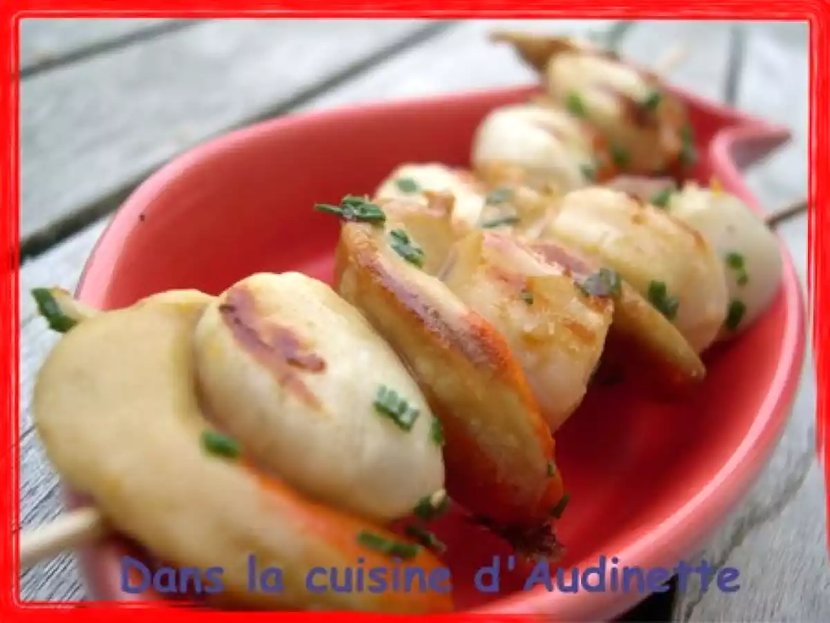 Brochettes de Saint-Jacques grillées - photo 2