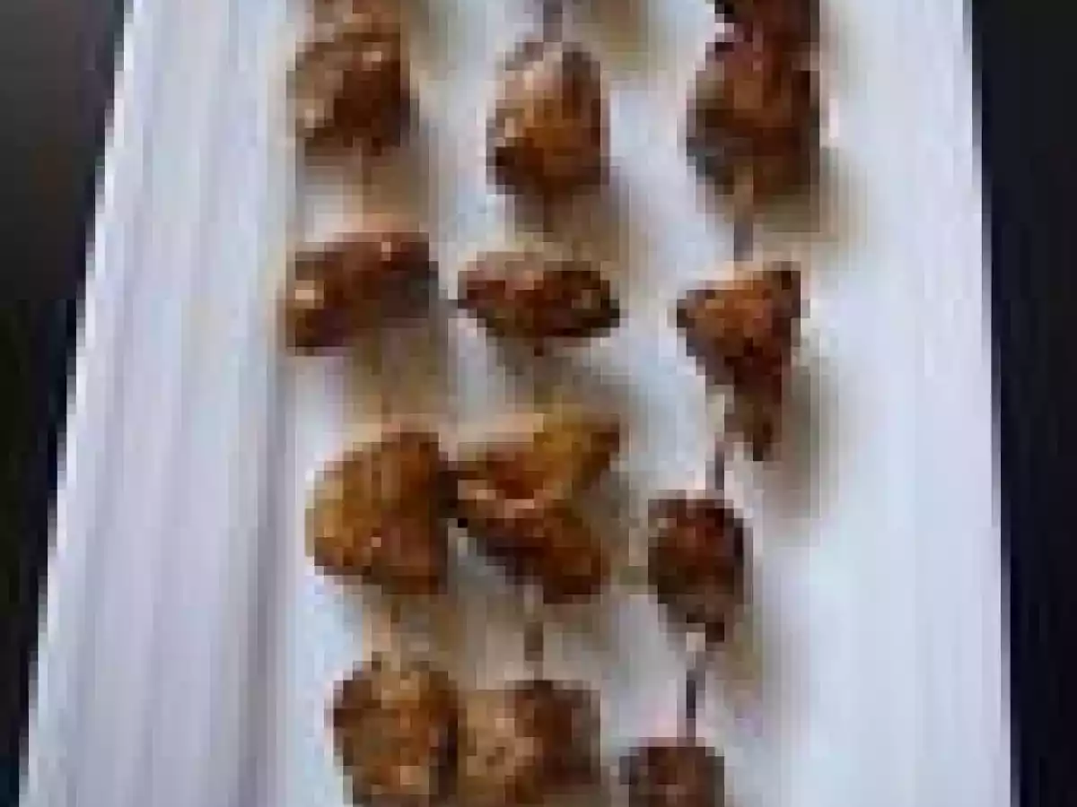 Brochettes de thon mariné à la chinoise