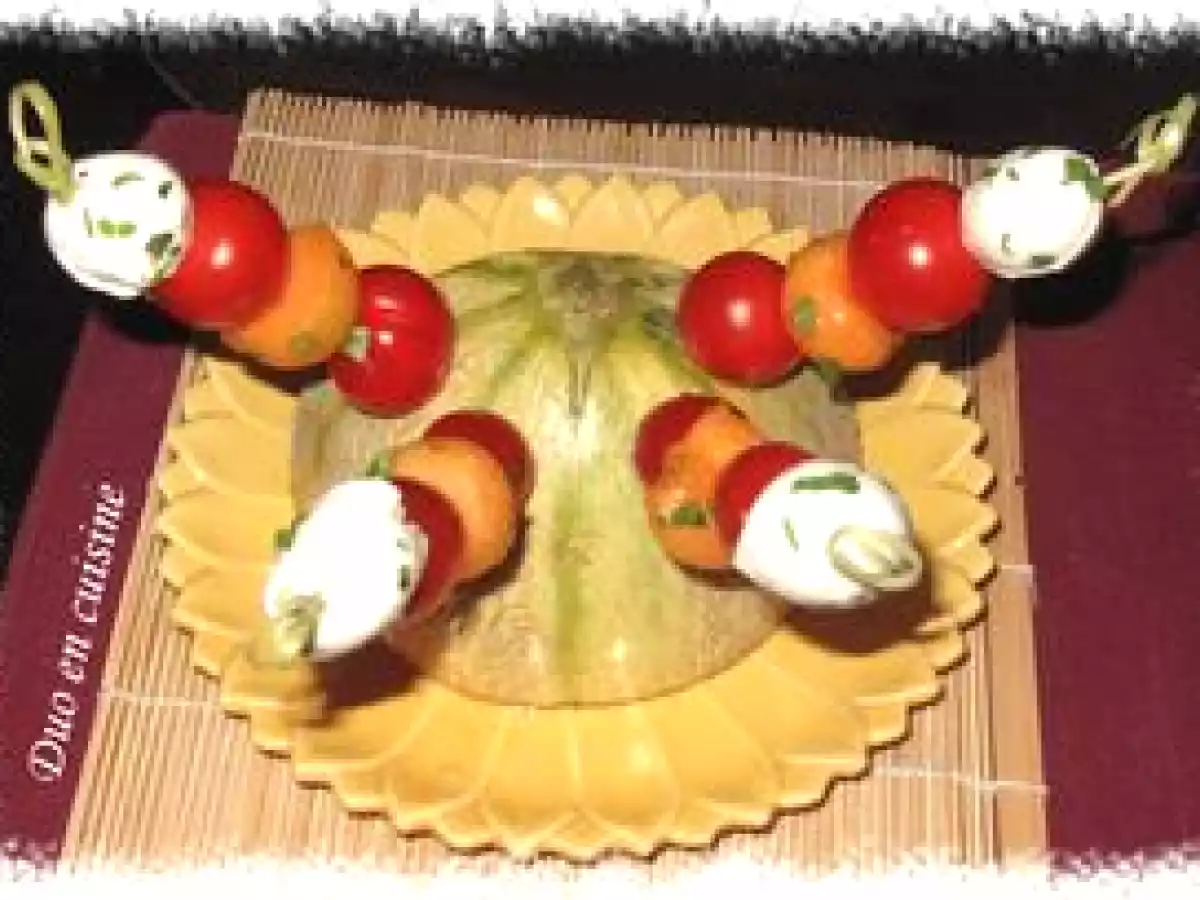 Brochettes fraîcheur