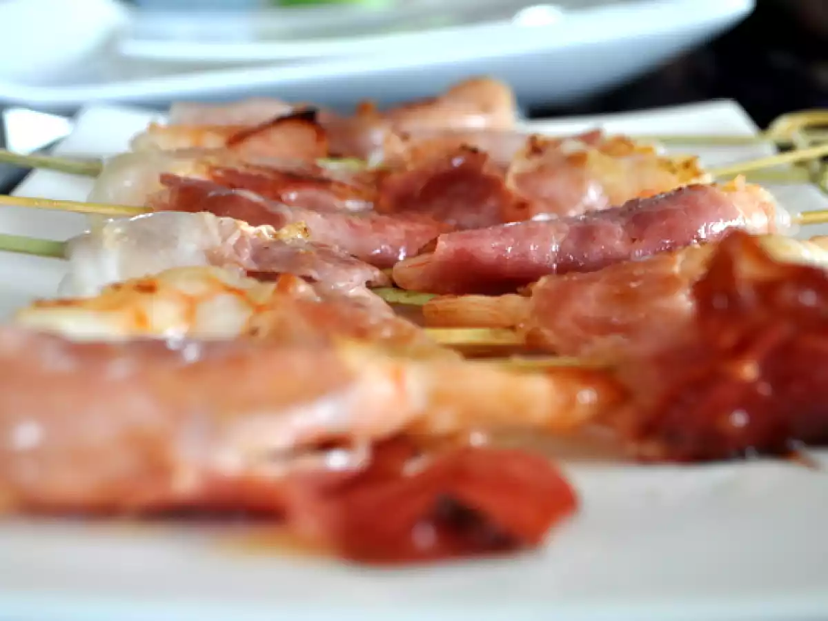 Brochettes gambas serrano – Tortillas Chorizo - photo 4