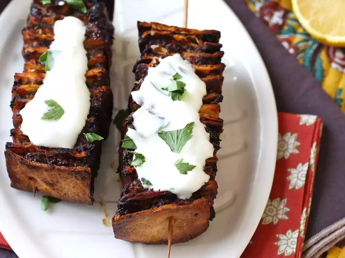Brochettes lavash kebab avec des tortillas, cuisson facile au airfryer! - photo 2
