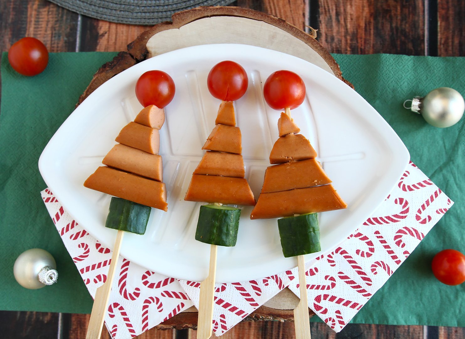 Recette sapins knackis : apéritif facile et rapide de noël