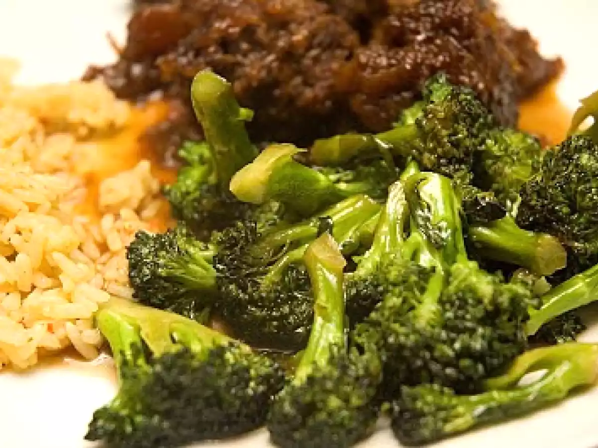 Brocoli sauce aux huîtres