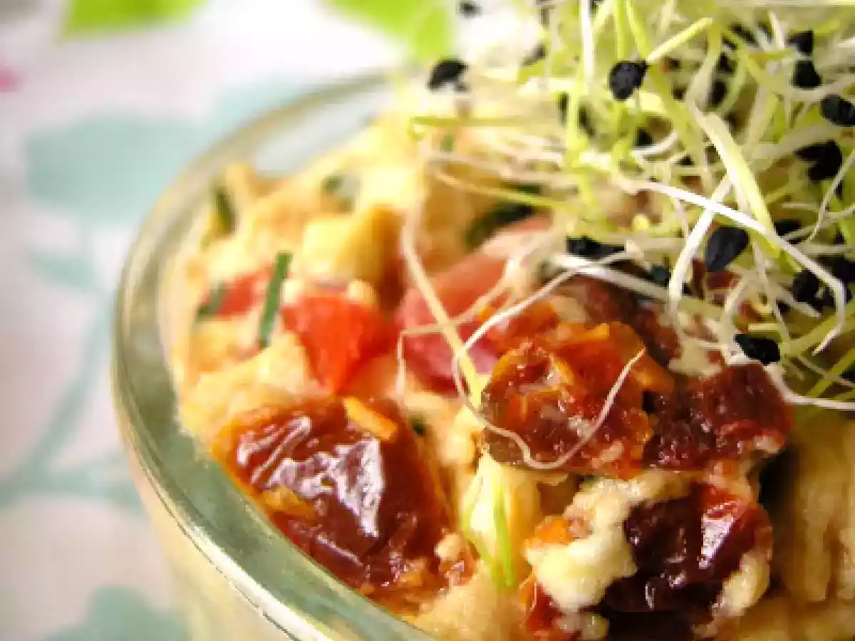 Brouillade aux deux Tomates et coriandre moulue