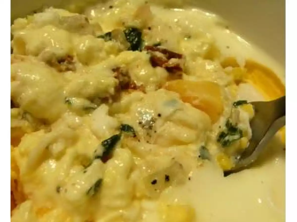 Brouillade d'oeufs au Saint Marcellin - photo 2