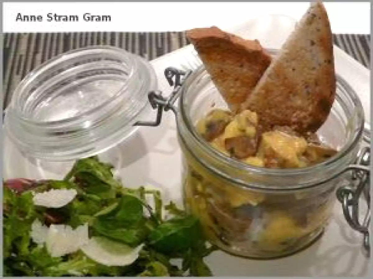 Brouillade d'oeufs aux champignons