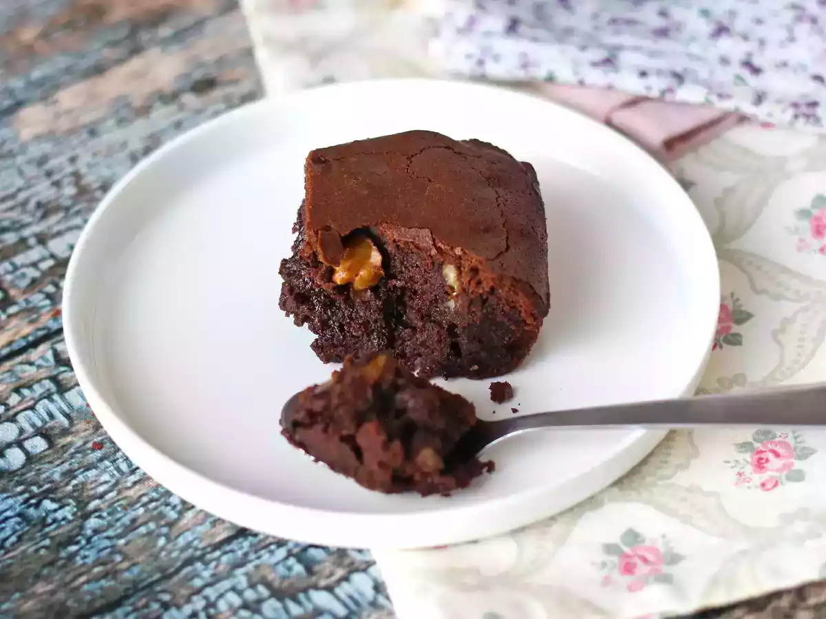Brownie au chocolat et noix au Air fryer - photo 2