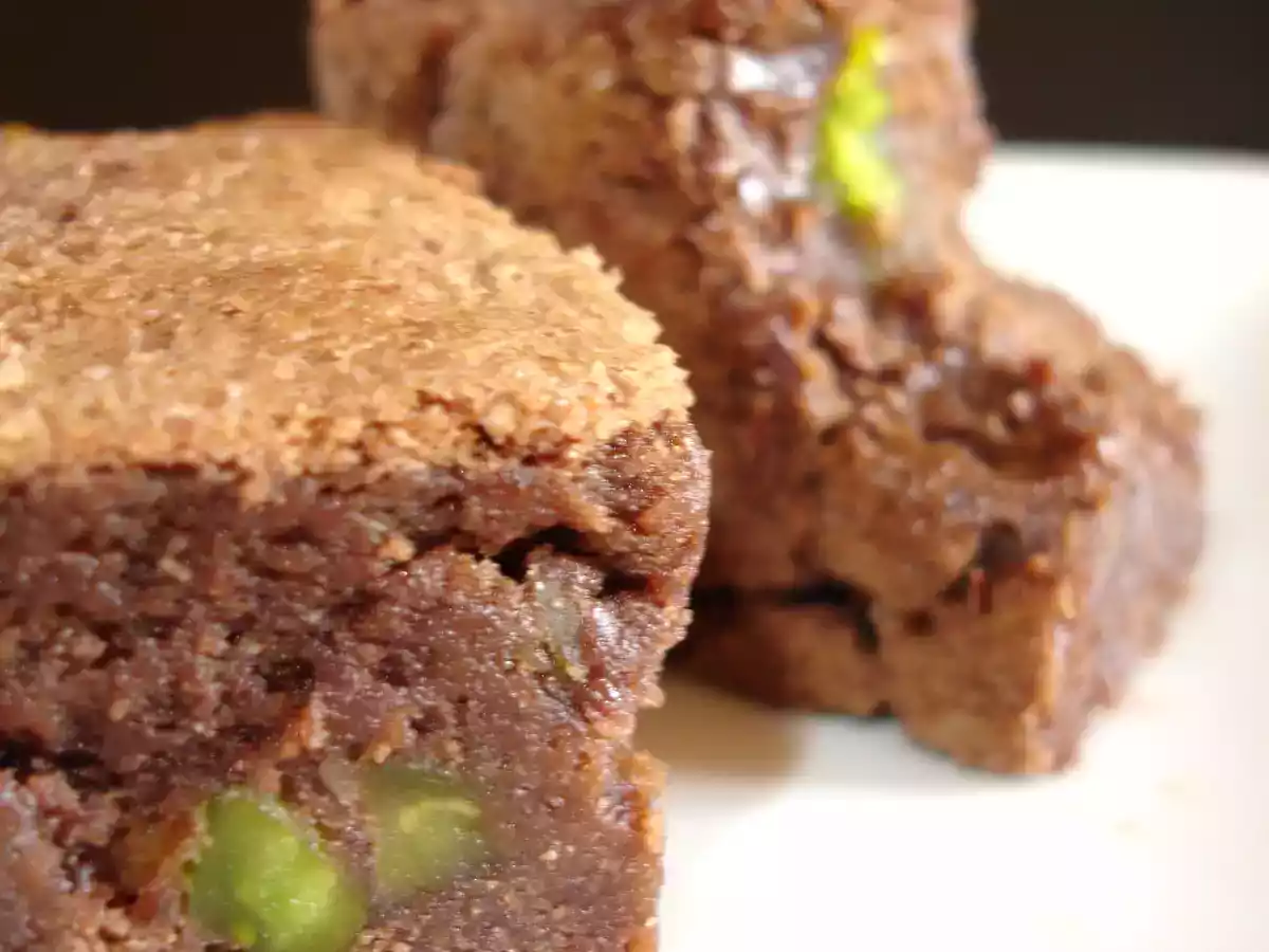 BROWNIE AUX PISTACHES DE PIERRE HERME