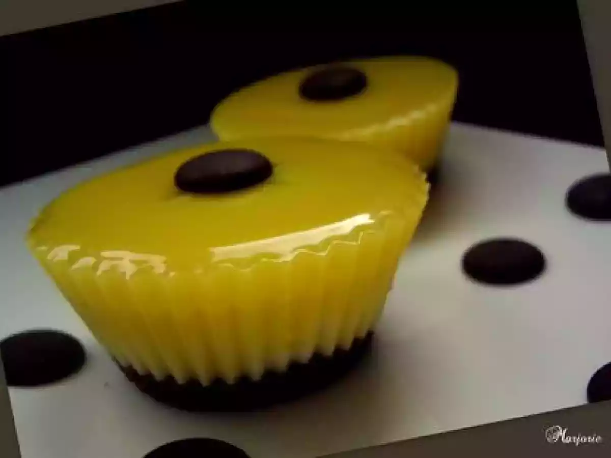 Brownie-cheesecake à l'orange façon entremet