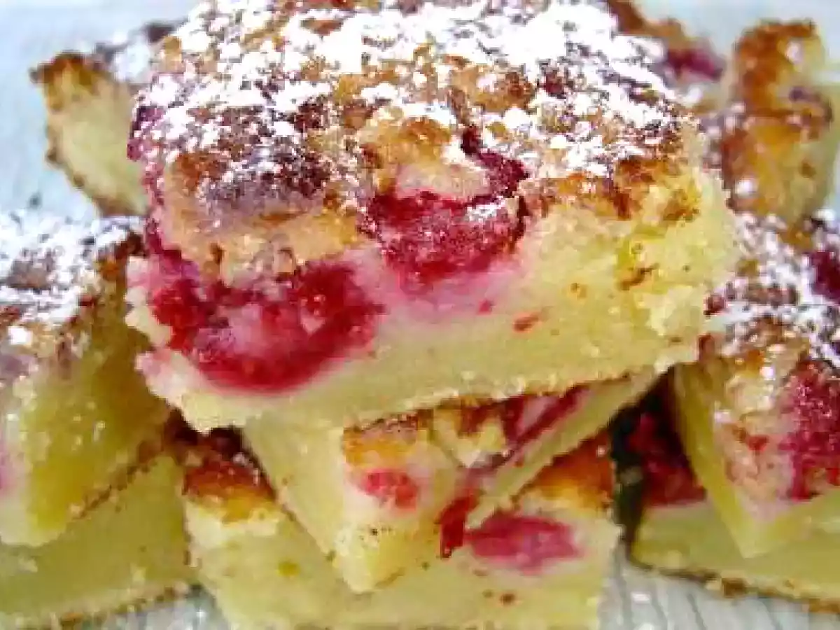 Brownie chocolat blanc et framboises - photo 2