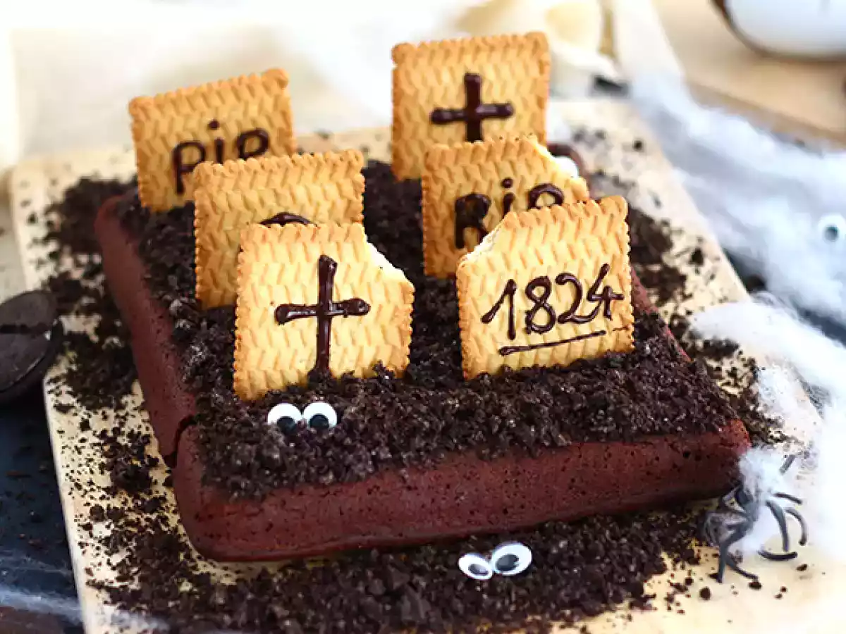 Brownie cimetière pour Halloween - photo 2
