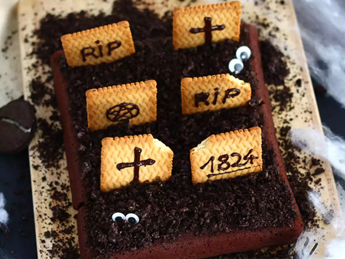 Brownie cimetière pour Halloween - photo 3