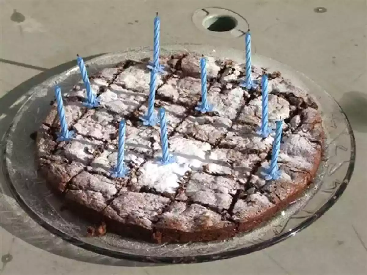 Brownie d'anniversaire