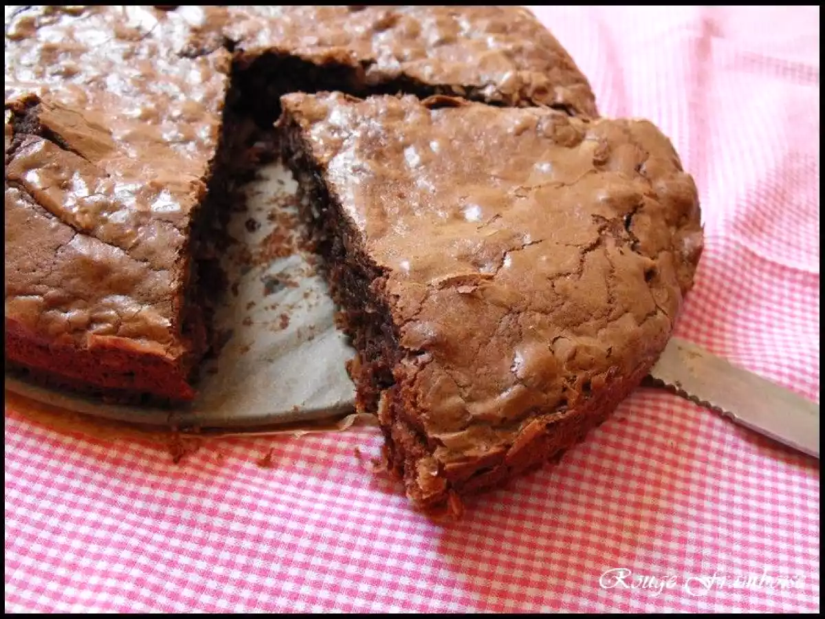Brownie fondant et croquant aux amandes - photo 2