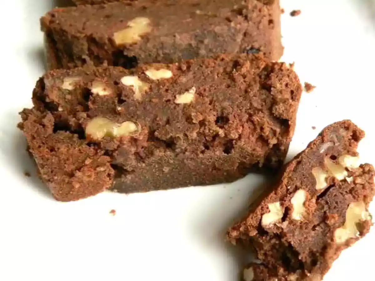 Brownie sans glutenà la pomme de terre et sucanat