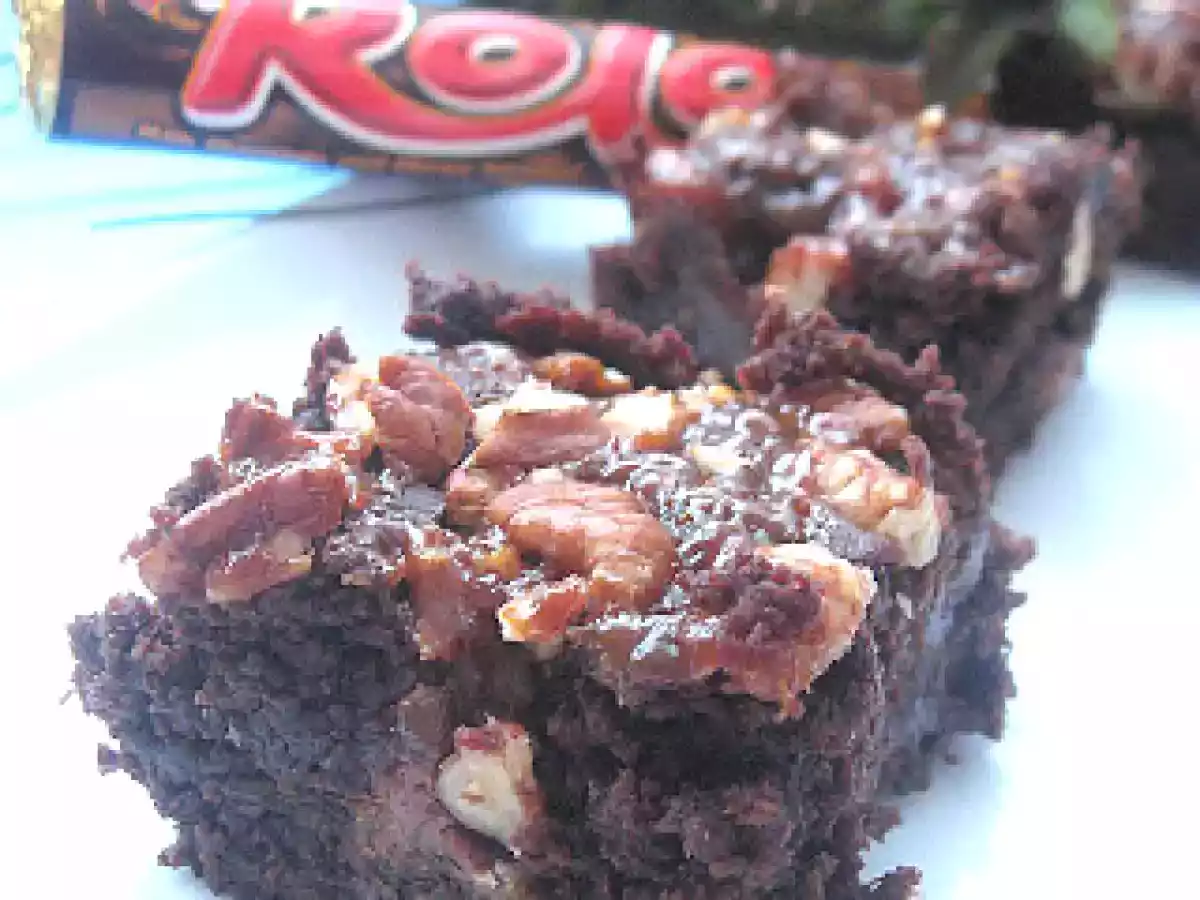 Brownies au caramel et aux pacanes