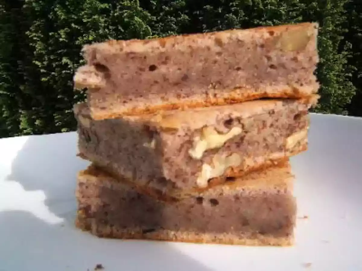Brownies au chocolat blanc et haricots rouges
