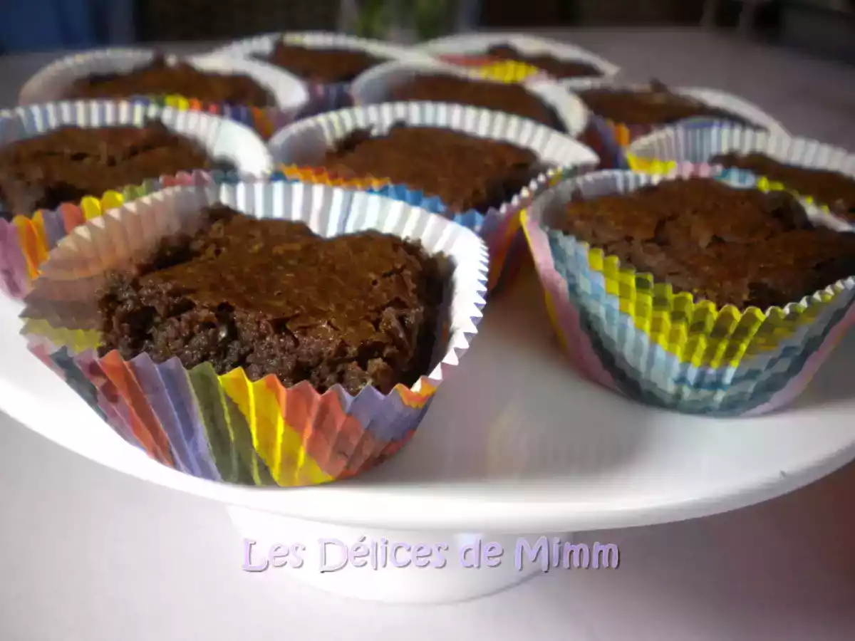 Brownies au chocolat sans farine