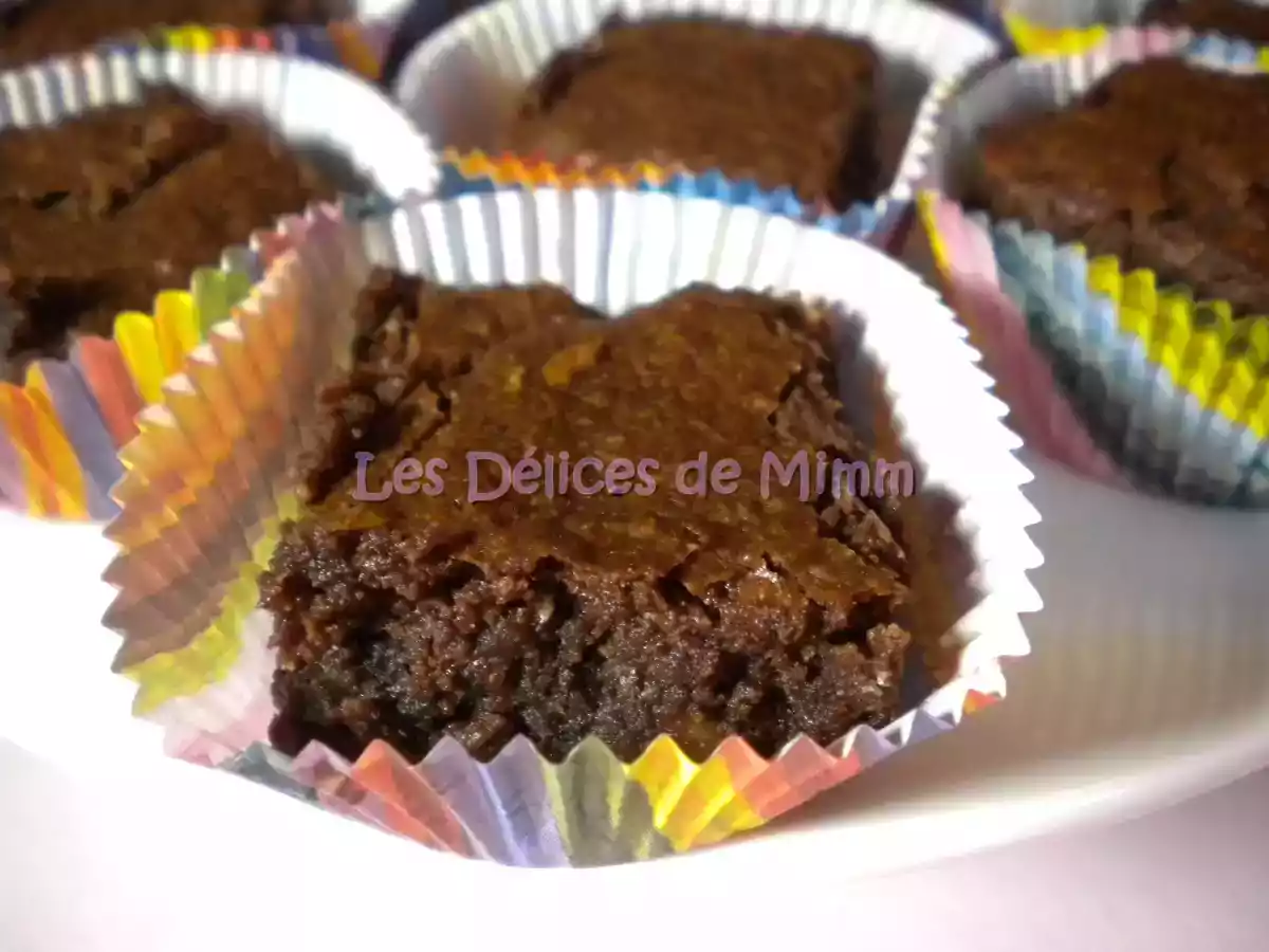 Brownies au chocolat sans farine - photo 2