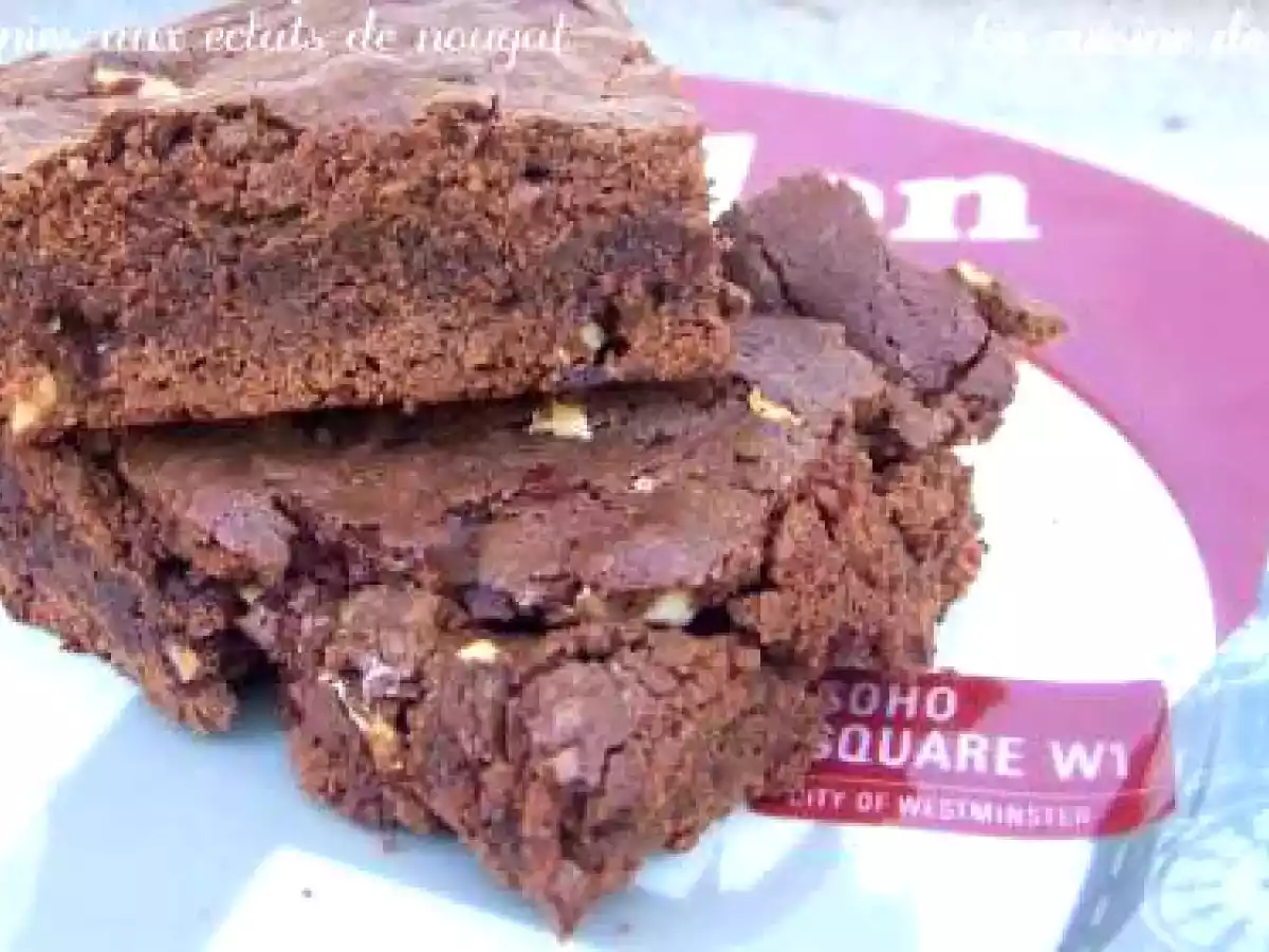 Brownies aux éclats de nougat - photo 2