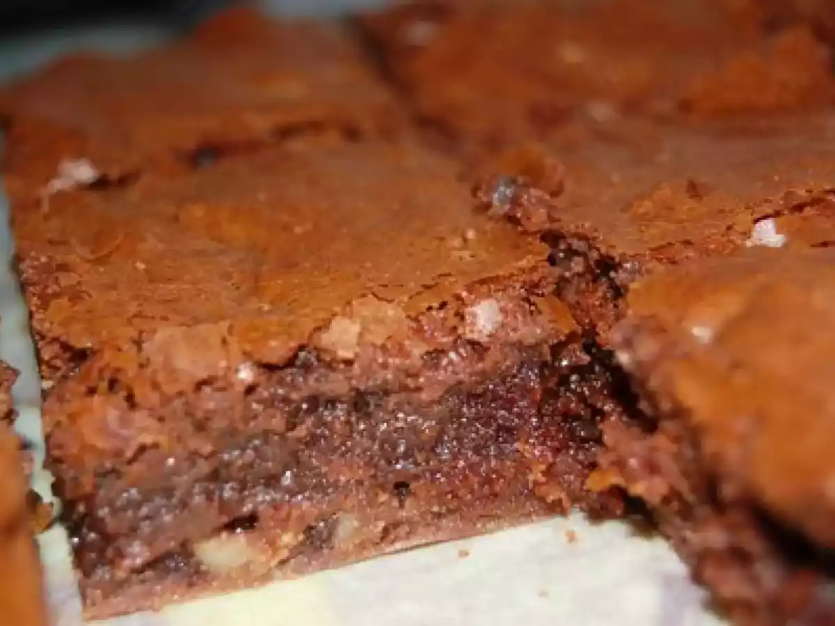 Brownies aux noisettes (chocolat noir et chocolat au lait) - photo 4