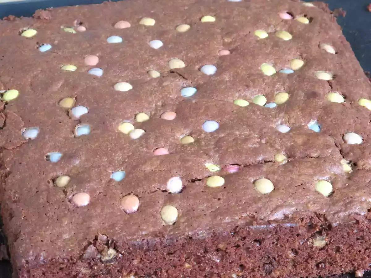 Brownies aux Smarties et flocons d'avoine - photo 2