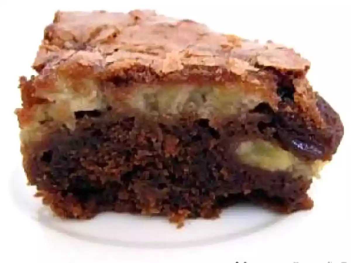 Brownies banane-raisin
