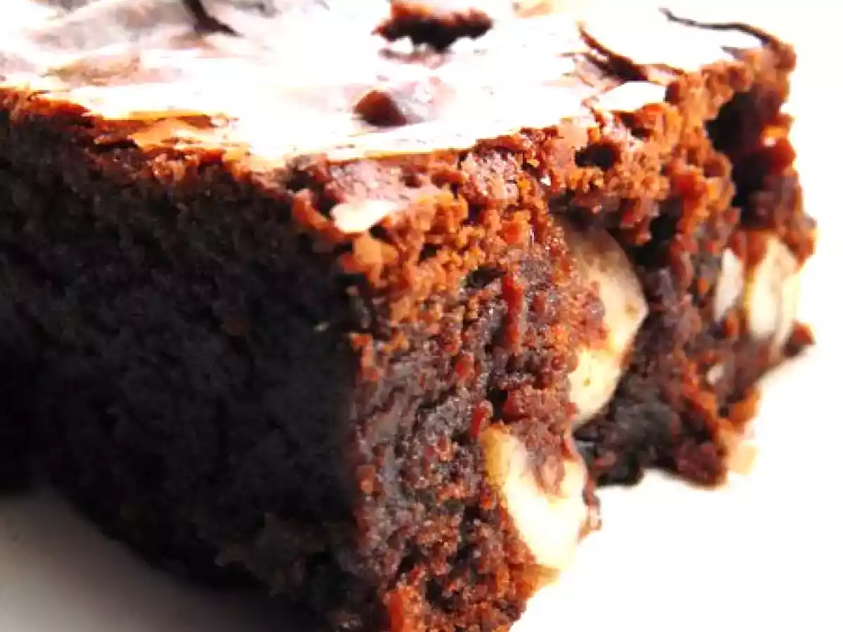 Brownies bananes cacahuètes fondants, fondants