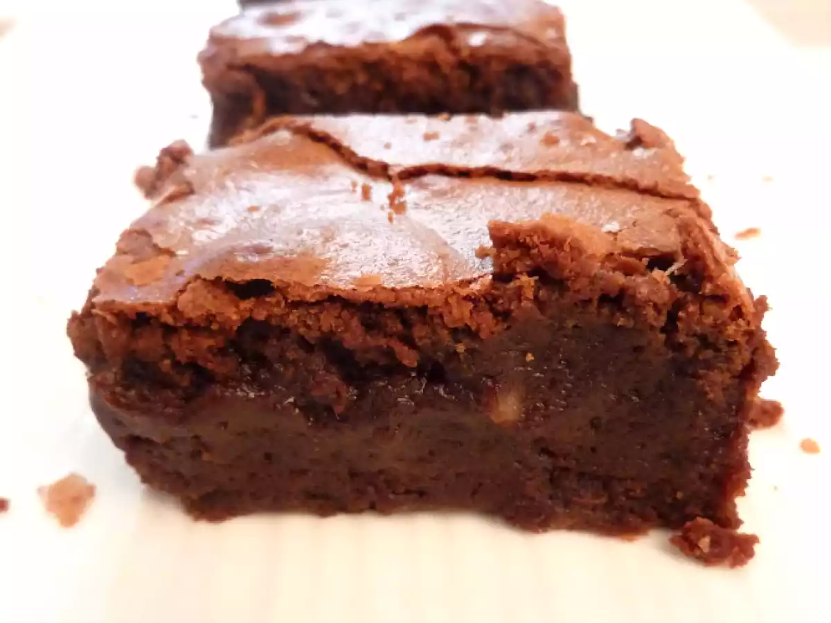 Brownies chocolat et noix de pécan.